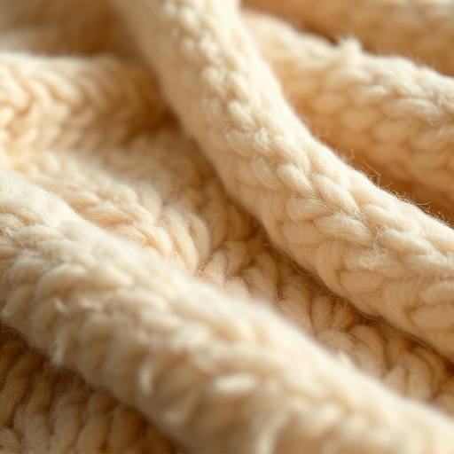 A close-up shot of different luxurious wool fabrics laid out on a tailor's table, showcasing textures and patterns.